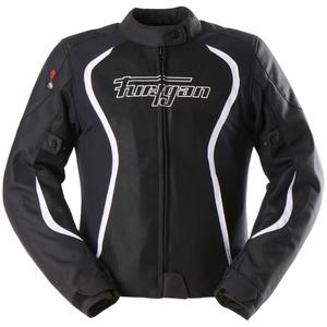 Giacca da motociclista da donna Furygan Odessa Vented 3 in 1 nera-bianca