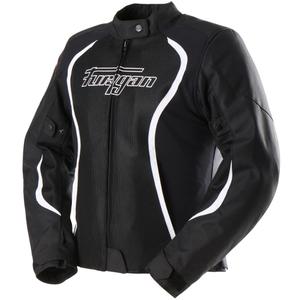 Giacca da motociclista da donna Furygan Odessa Vented 3 in 1 nera-bianca