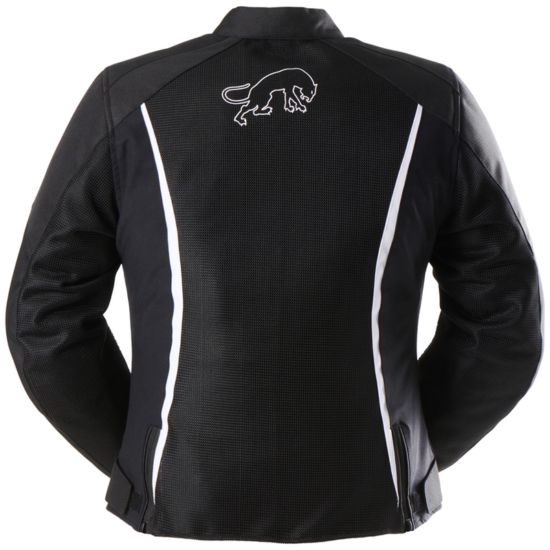 Giacca da motociclista da donna Furygan Odessa Vented 3 in 1 nera-bianca