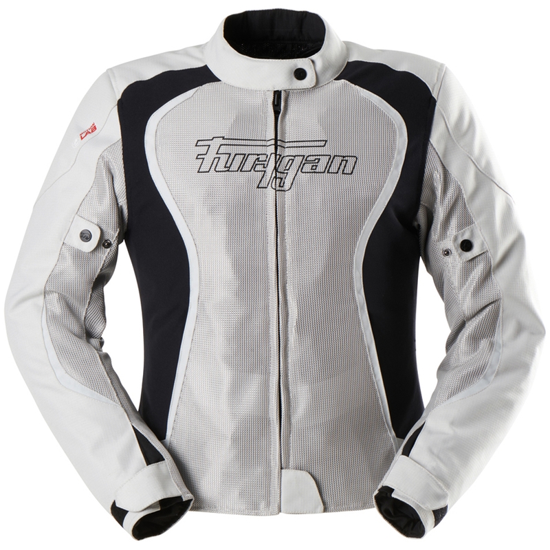 Giacca da motociclista da donna Furygan Odessa Vented 3 in 1 beige-nero