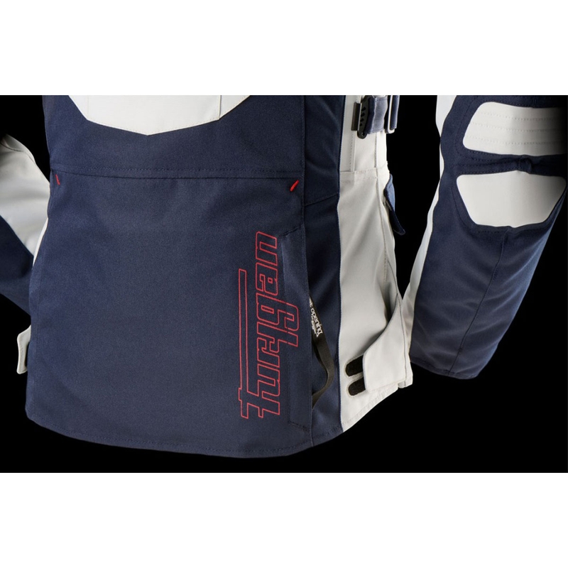 Giacca da motociclista da donna Furygan Apalaches Lady Evo blu-beige-rosso