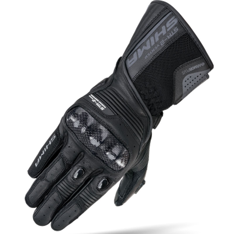 Guanti da moto Shima STR-2 Vent neri
