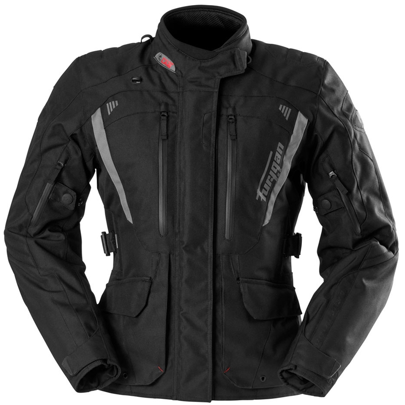 Giacca da moto da donna Furygan Apalaches Lady Evo nera-grigia