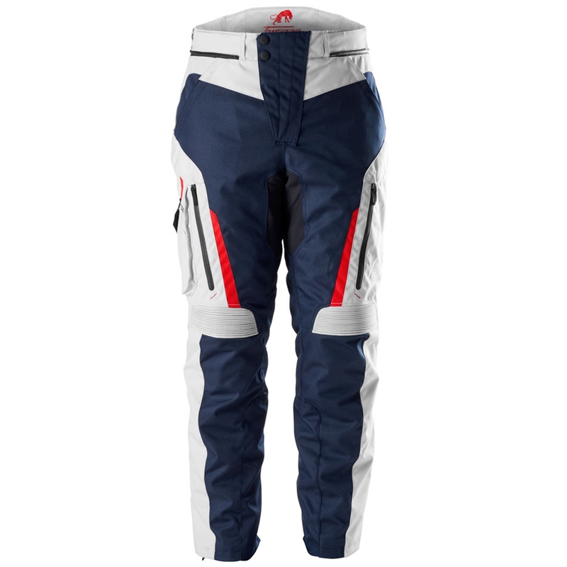 Pantaloni da motociclista Furygan Killington blu-beige-rosso