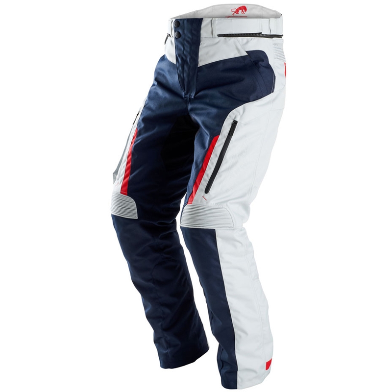 Pantaloni da motociclista Furygan Killington blu-beige-rosso