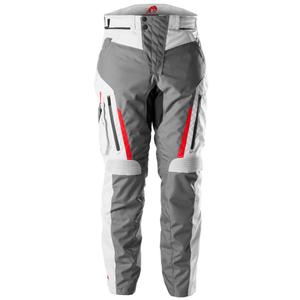Pantaloni da motociclista Furygan Killington grigio-beige-rosso