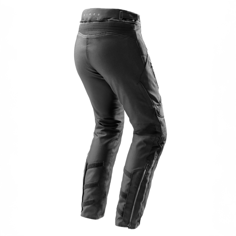 Pantaloni da motociclista da donna Rebelhorn Hiker IV cropped, neri