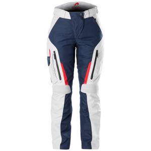 Pantaloni da motociclista da donna Furygan Killington Lady blu-beige-rosso