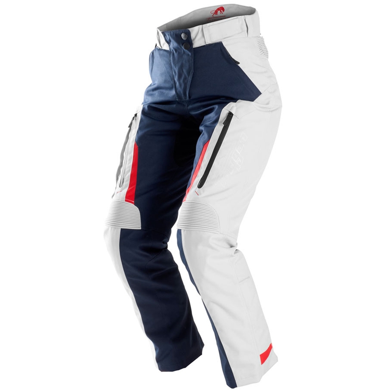 Pantaloni da motociclista da donna Furygan Killington Lady blu-beige-rosso