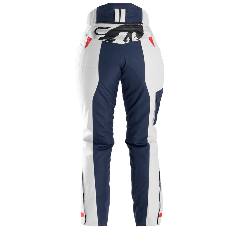 Pantaloni da motociclista da donna Furygan Killington Lady blu-beige-rosso