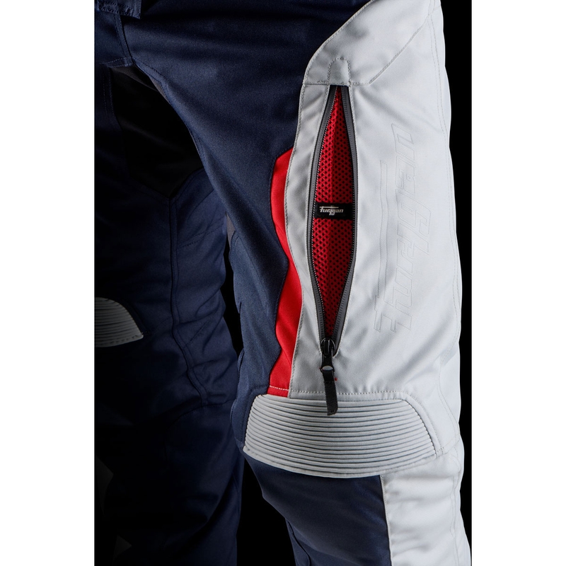 Pantaloni da motociclista da donna Furygan Killington Lady blu-beige-rosso
