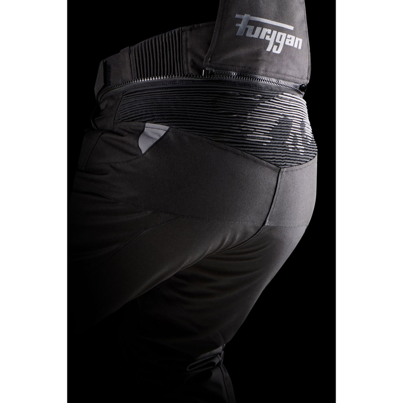 Pantaloni da moto Furygan Killington Lady nero-grigio
