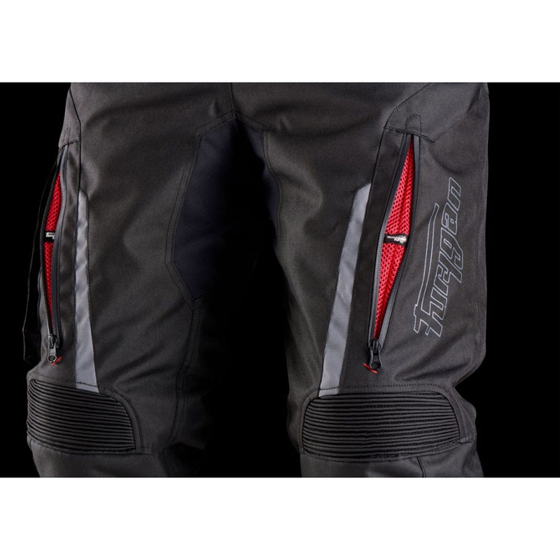 Pantaloni da moto Furygan Killington Lady nero-grigio
