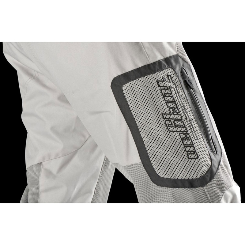 Pantaloni da motociclista Furygan Ciaran beige-grigio