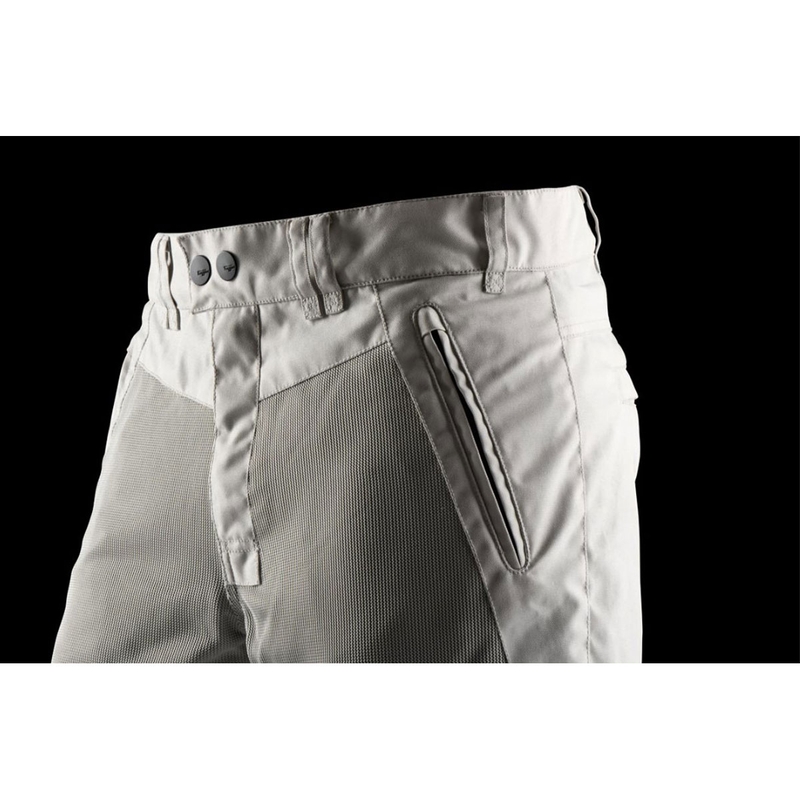 Pantaloni da motociclista Furygan Ciaran beige-grigio