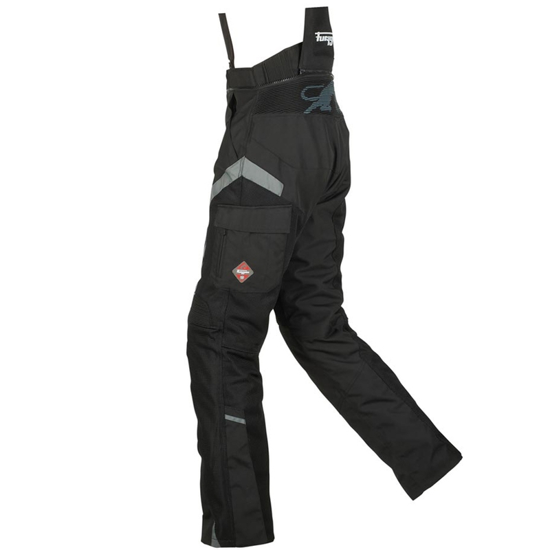Pantaloni da moto Furygan Apalaches Vented 2W1 neri