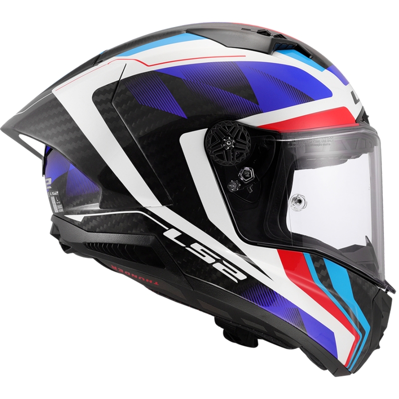 Casco integrale da moto LS2 FF805 Thunder C GP Aero Raute blu-rosso