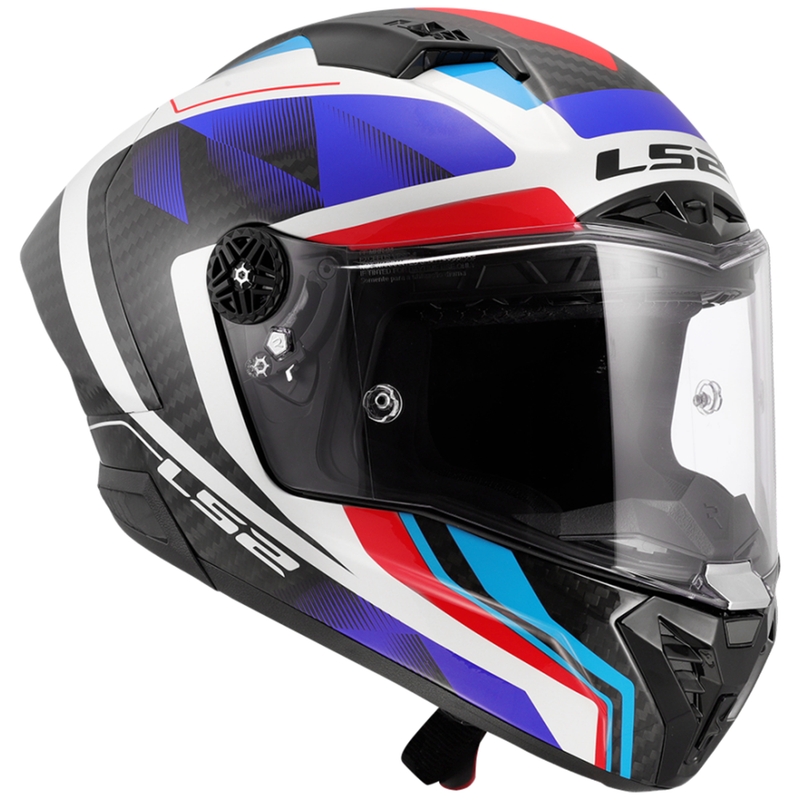 Casco integrale da moto LS2 FF805 Thunder C GP Aero Raute blu-rosso