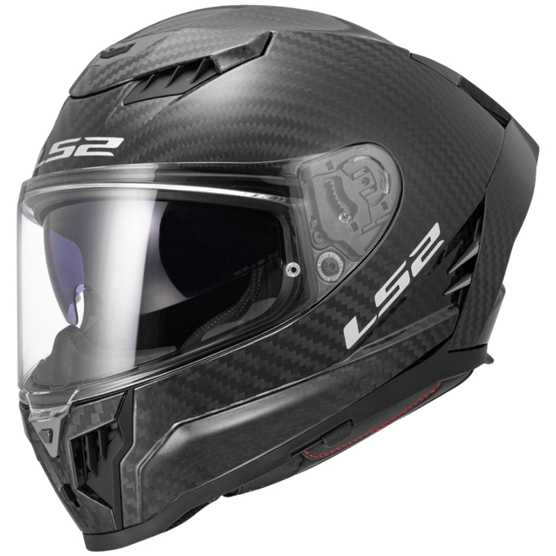 Casco integrale da moto LS2 FF807 Dragon Carbon nero opaco