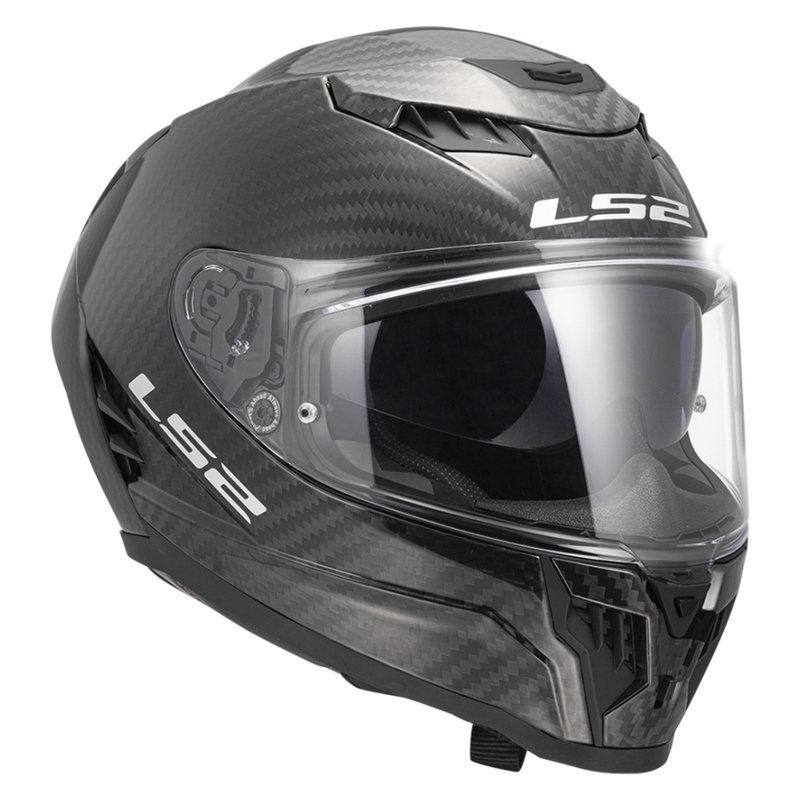 Casco integrale da moto LS2 FF807 Dragon Carbon nero opaco