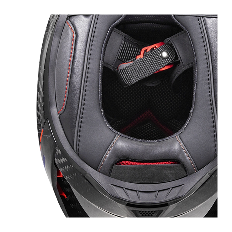 Casco integrale da moto LS2 FF807 Dragon Carbon nero opaco