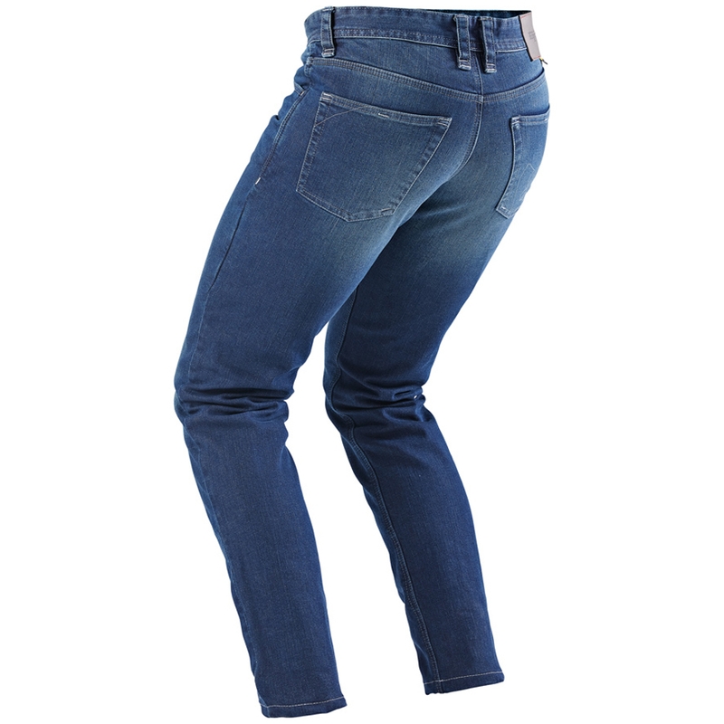 Jeans da moto Furygan D12 X Kevlar® a gamba dritta, blu