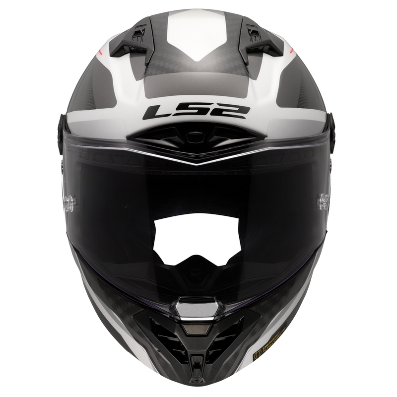 Casco integrale da moto LS2 FF805 Thunder C GP Aero Raute bianco-grigio