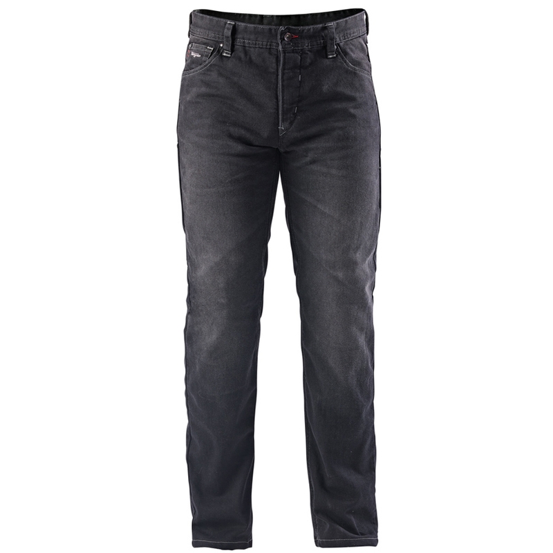 Jeans da moto Furygan D12 X Kevlar® a gamba dritta, neri