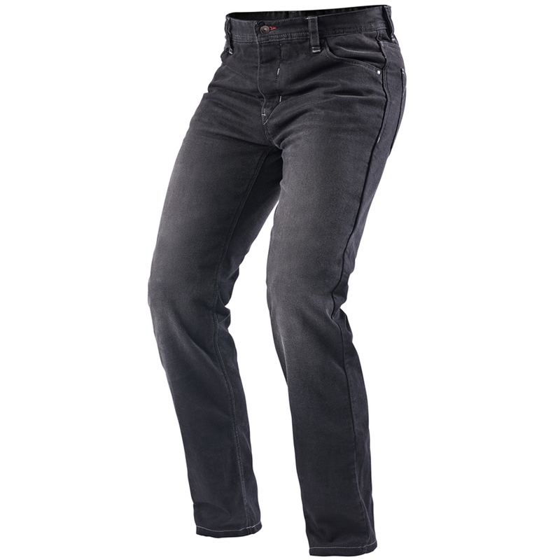 Jeans da moto Furygan D12 X Kevlar® a gamba dritta, neri