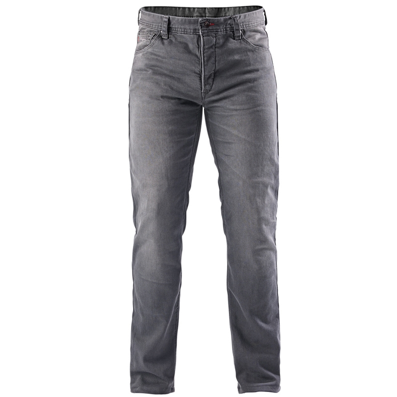 Jeans da moto Furygan D12 X Kevlar® a gamba dritta, grigi