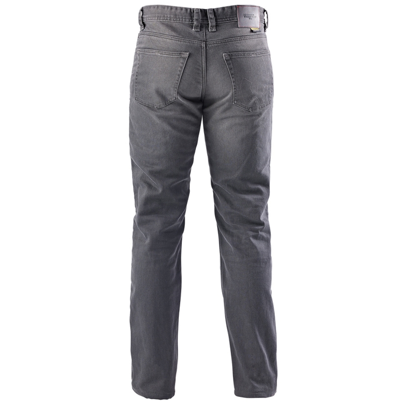 Jeans da moto Furygan D12 X Kevlar® a gamba dritta, grigi