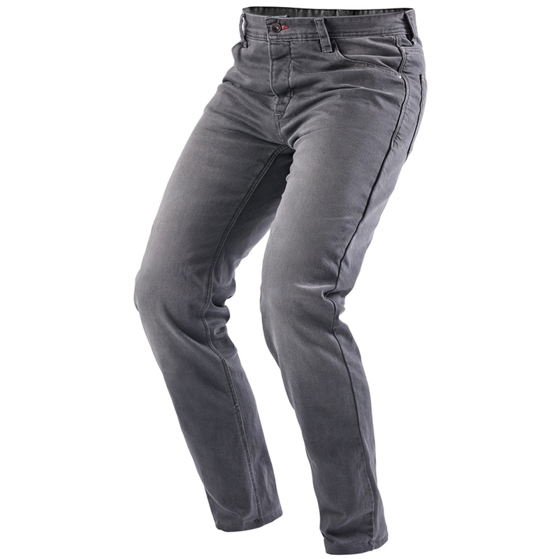 Jeans da moto Furygan D12 X Kevlar® a gamba dritta, grigi