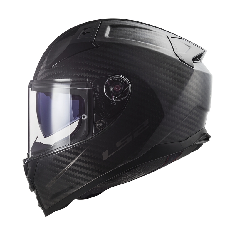 Casco integrale da moto LS2 FF811 Vector II Carbon nero opaco