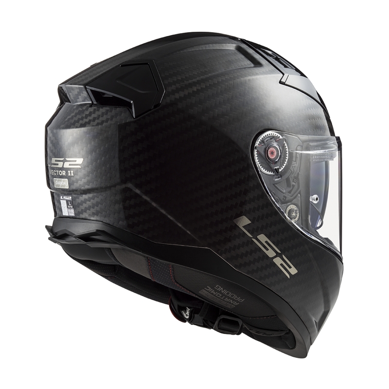 Casco integrale da moto LS2 FF811 Vector II Carbon nero opaco