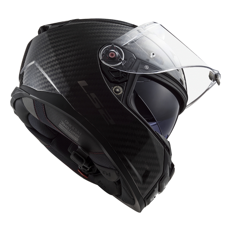 Casco integrale da moto LS2 FF811 Vector II Carbon nero opaco
