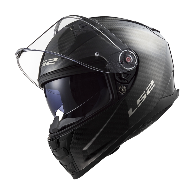 Casco integrale da moto LS2 FF811 Vector II Carbon nero opaco