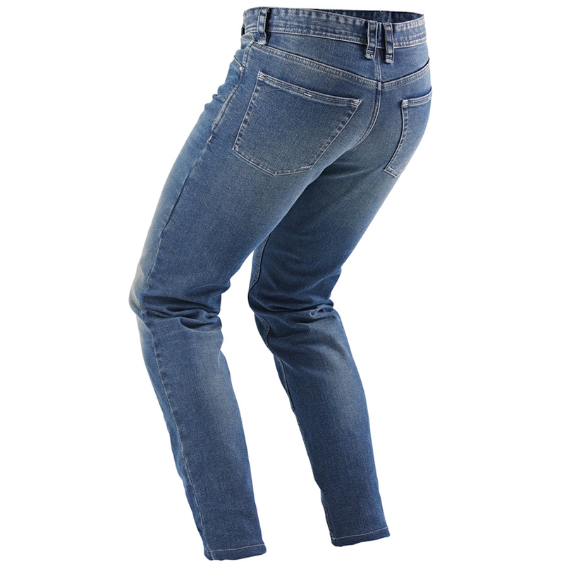 Jeans da motociclista Furygan D12 X Kevlar® a gamba dritta, lavaggio blu chiaro