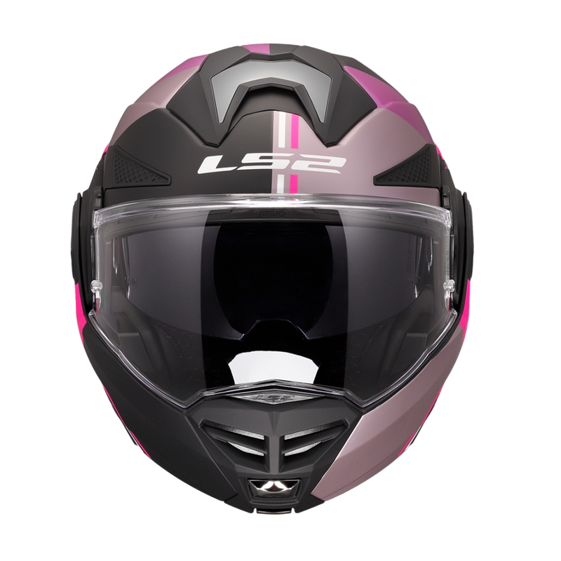 Casco moto flip-up LS2 FF901 Advant X Ultra grigio-viola