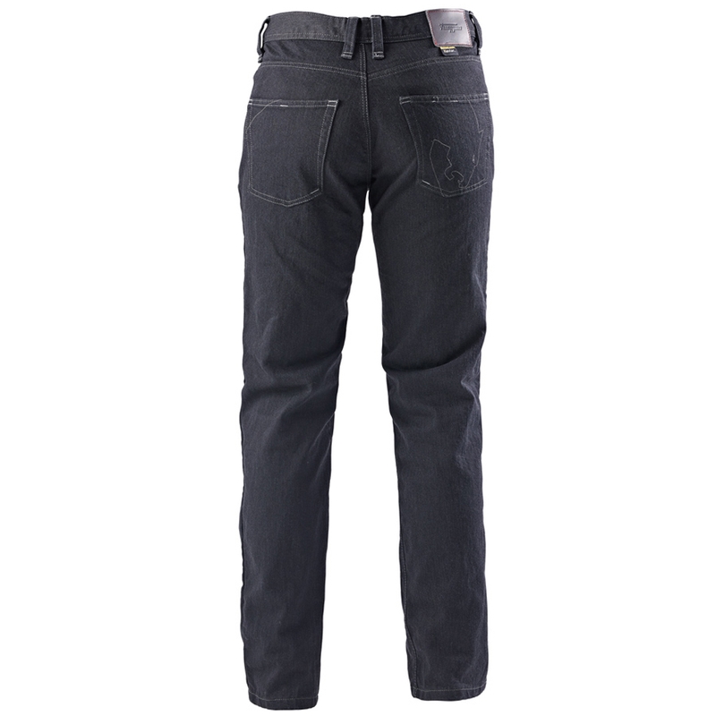 Jeans da moto Furygan K12 X Kevlar® a gamba dritta, grigio scuro