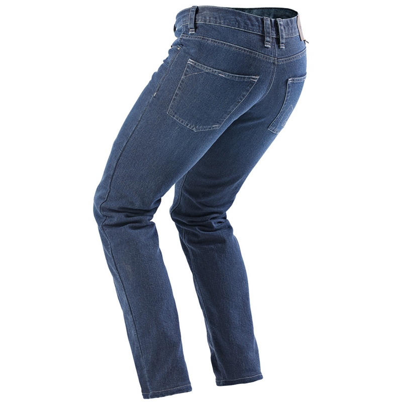Jeans da moto Furygan K12 X Kevlar® a gamba dritta, blu