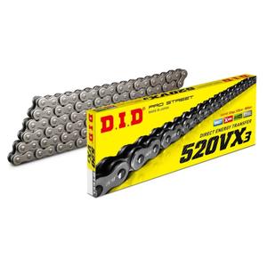 VX série X-Kroužkový řetěz D.I.D Chain 520VX3 122 L