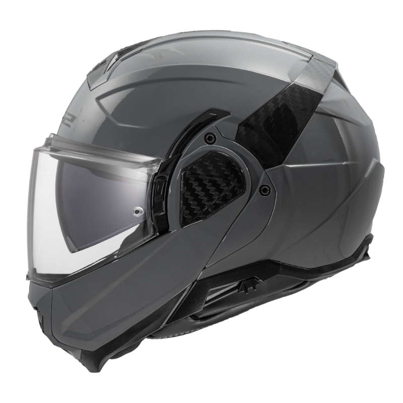 Casco moto flip-up LS2 FF910 Advant II Solid Nardo grigio