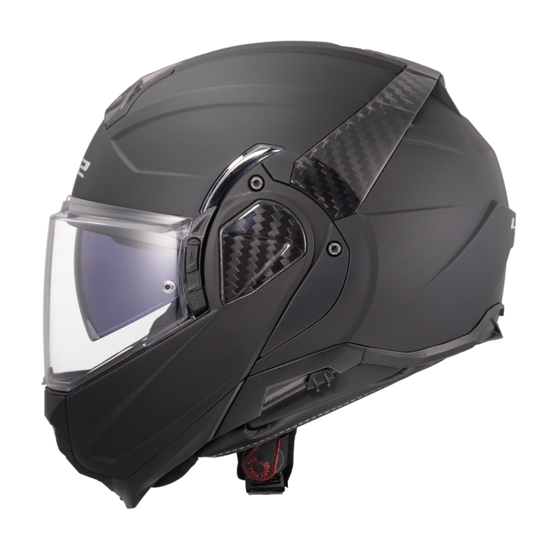 Casco moto flip-up LS2 FF910 Advant II Solid nero opaco