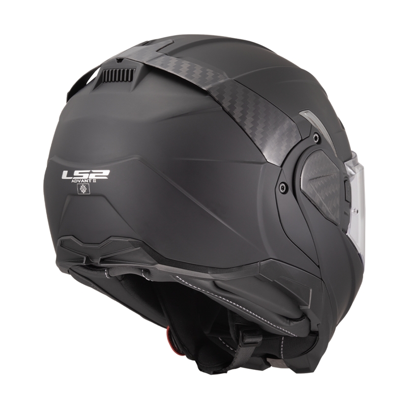 Casco moto flip-up LS2 FF910 Advant II Solid nero opaco