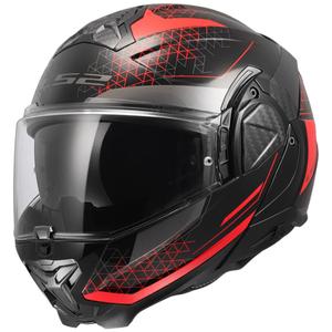 Casco moto flip-up LS2 FF910 Advant II Astral rosso