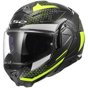 Casco moto flip-up LS2 FF910 Advant II Astral giallo fluo