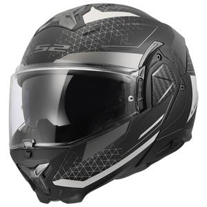 Casco moto flip-up LS2 FF910 Advant II Astral grigio opaco