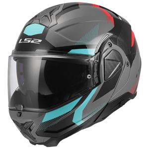 Casco moto flip-up LS2 FF910 Advant II Triple Nardo grigio
