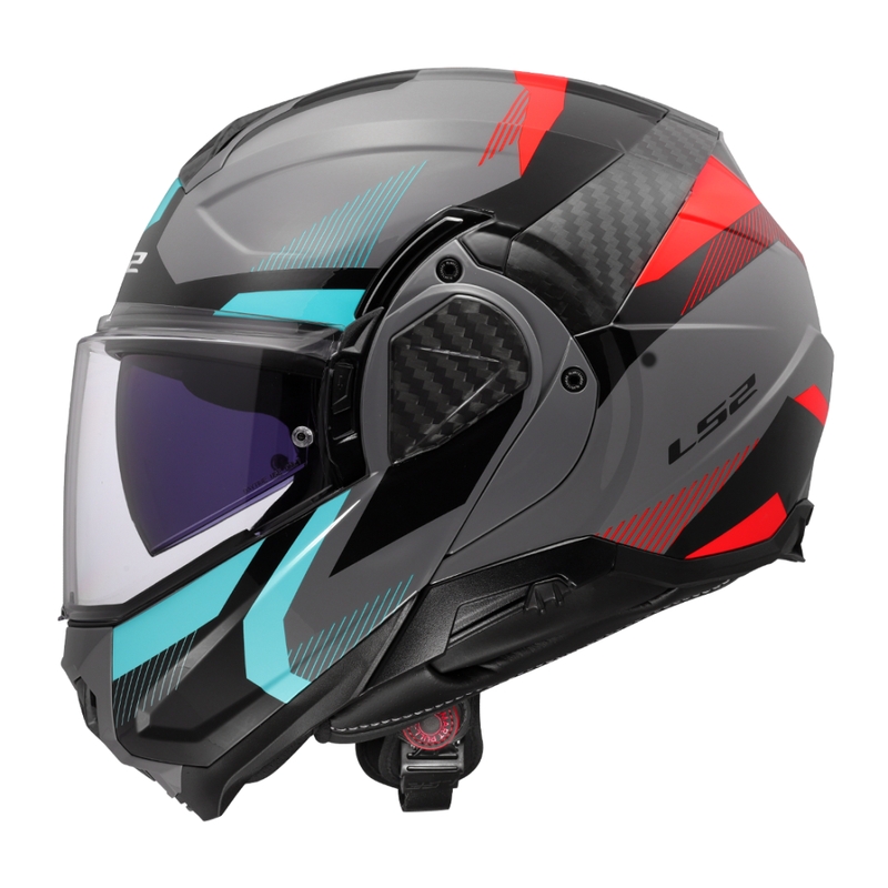 Casco moto flip-up LS2 FF910 Advant II Triple Nardo grigio