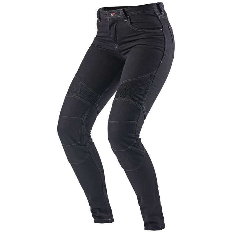 Jeans da motociclista da donna Furygan Purdey Evo Slim neri